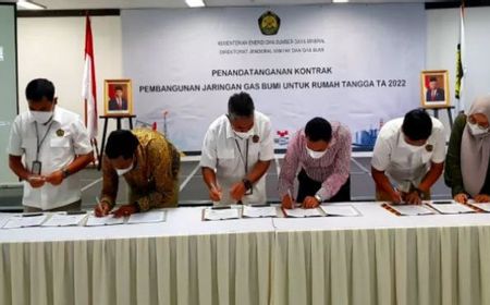 ESDM Teken Kontrak Rp215,9 Miliar, Siap Bangun 25.605 SR Jargas Sepanjang 2022