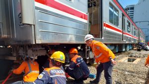 Evakuasi Kereta Anjlok Rampung, KAI Commuter Lakukan Normalisasi Jalur