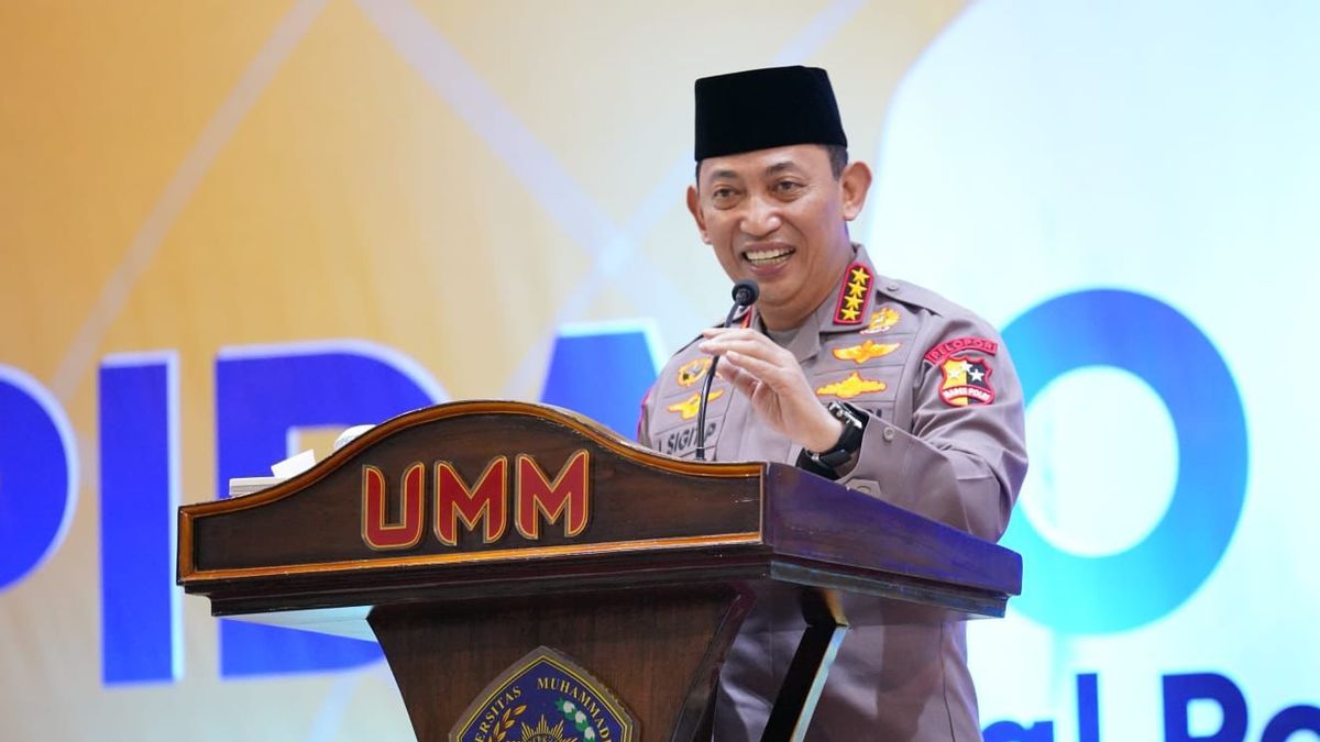 The National Police Chief Emphasized The Importantness Of Maintaining National Unity In The Hadapan Of The Muhammadiyah Young Forces