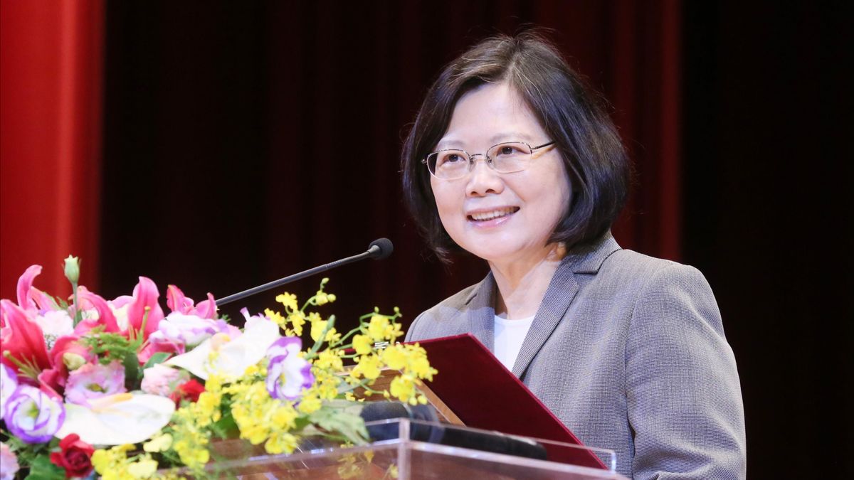 蔡総統は、台湾は中国との平和共存を求めていると述べた。