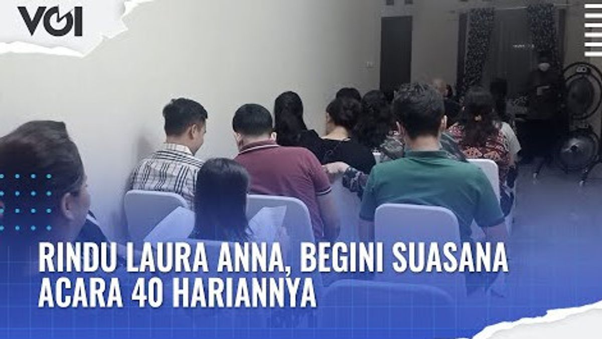VIDEO: Rindu Laura Anna, Begini Suasana Acara 40 Hari Peringatan Wafatnya