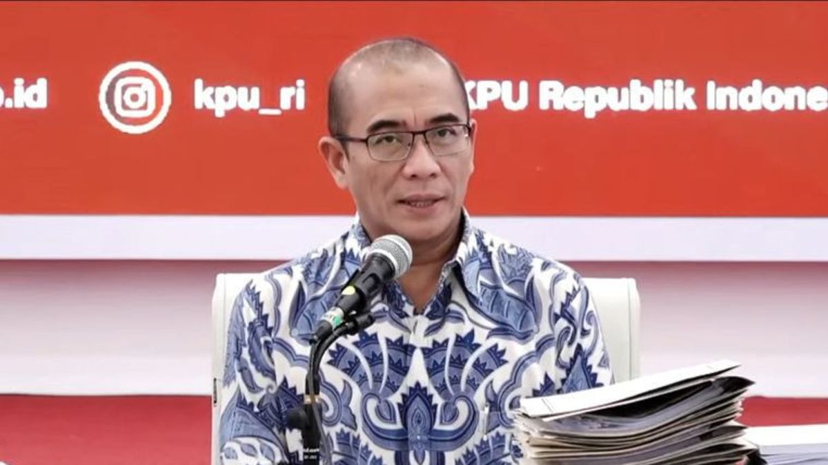 KPU主席Hasyim Asy'ari关于Caleg PSI的Kue Ultah:我是自己准备的人