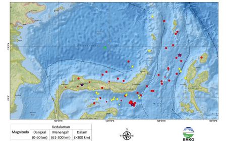 Stasiun Geofisika Manado Mencatat Selama Sepekan Terjadi 81 Gempa Bumi