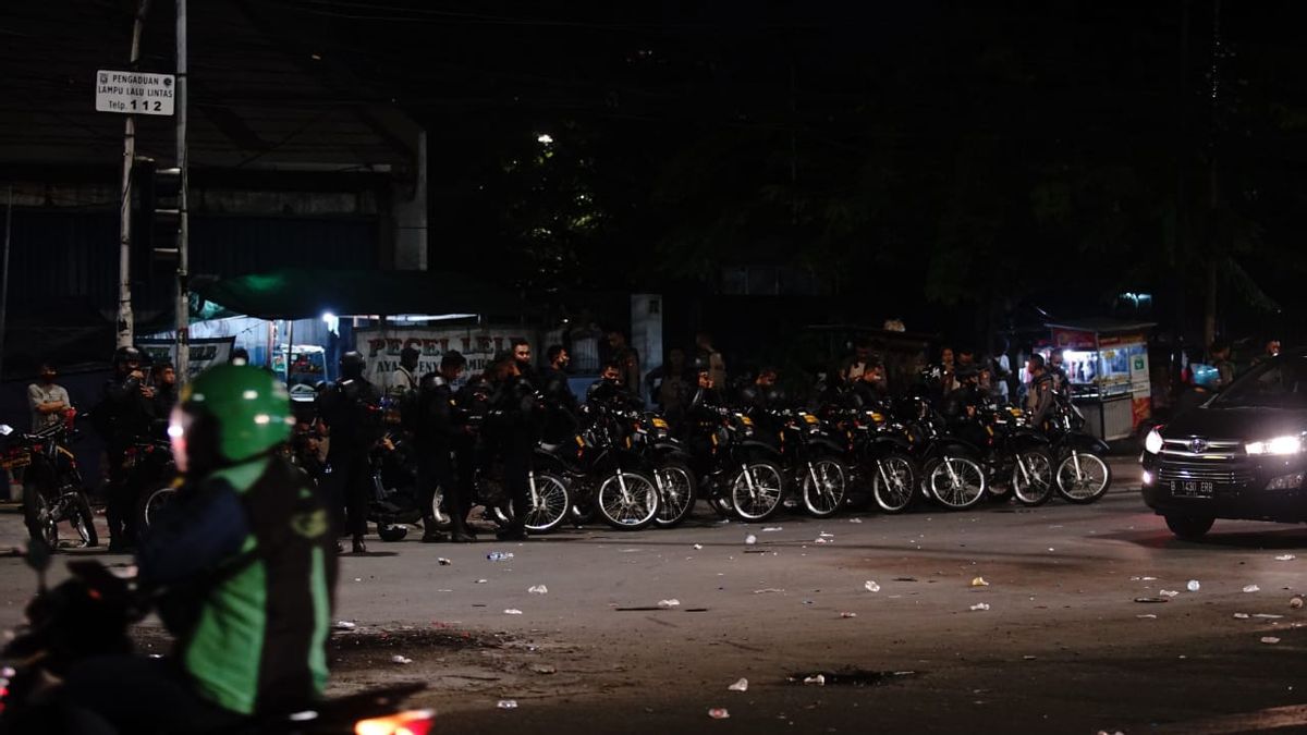Towards Evening, The Police Claim That Jakarta's Conditions Are Conducive After The Demonstration Against The Job Creation Law