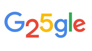 Google Doodle Hari Ini Merayakan Ulang Tahun Google ke-25