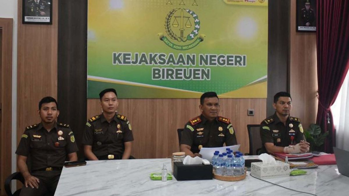 Agreeing To Peace, Aceh's Bireuen Prosecutor's Office Stops Cases Of Detention And Persecution