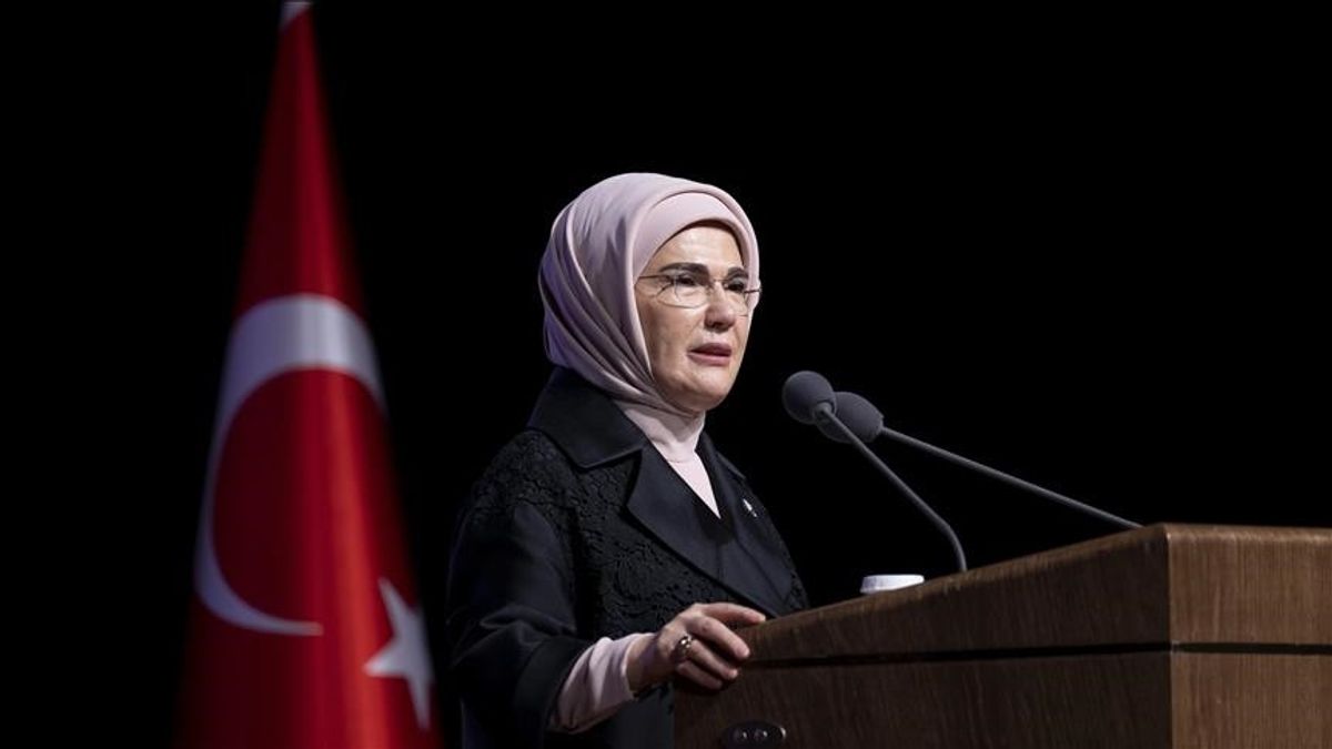 Erdogan's Wife: The World Mourns Israel's Cruelty To Palestine