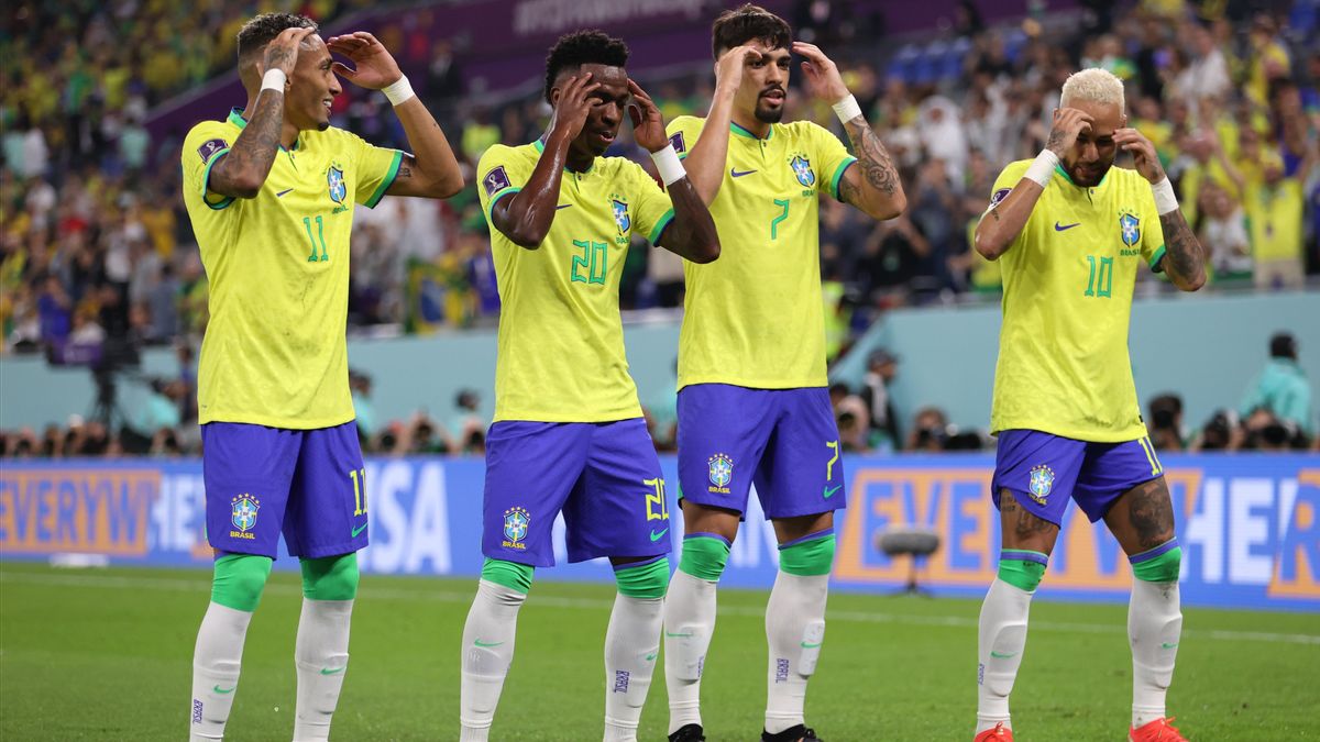 2022年世界杯：太强硬，巴西输家韩国4-1