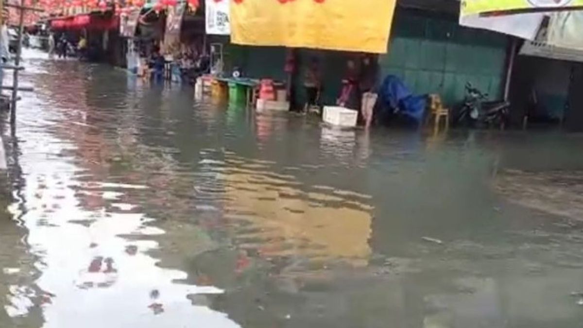 Ratusan Rumah di Kawasan Kota Lama Tanjungpinang Terendam Banjir Rob