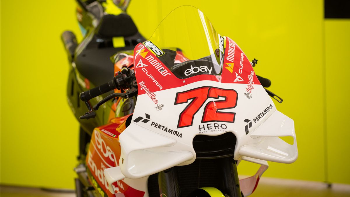 VR46 Appears In Red And White Spots At The Mandalika MotoGP