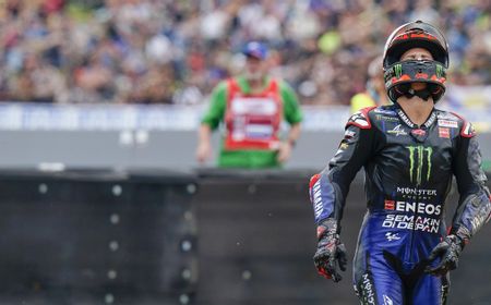 2 Kali Terjatuh di MotoGP Belanda, Fabio Quartararo: Saya Membuat Kesalahan Seorang Rookie