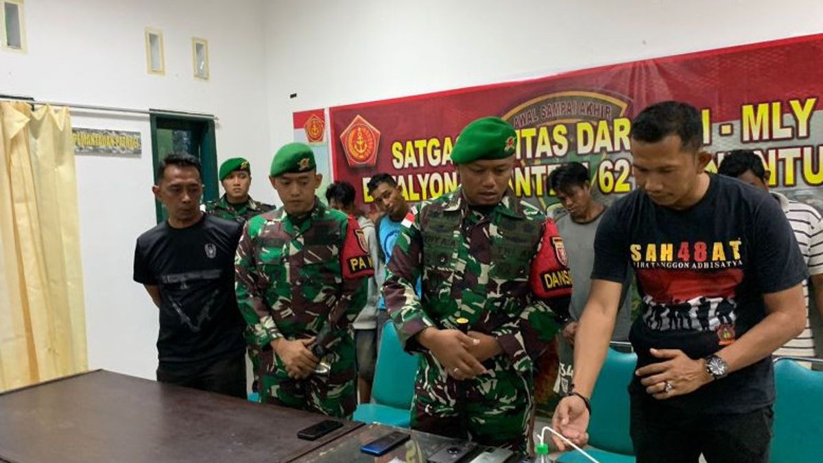 Satgas Pamtas Yonif 621 Gagalkan Penyelundupan Sabu di Nunukan Kaltara