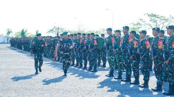 Hundreds Of TNI Personnel Departed To The RI And Timor Leste Borders