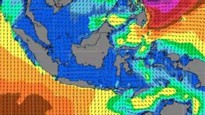 Peringatan BMKG; Gelombang Setinggi 6 Meter Terjang Sejumlah Kawasan Perairan di Indonesia