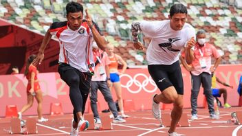 <i>Startingblock</i> di Olimpiade Tokyo Berbeda Bentuk dengan yang Digunakan di Indonesia, Zohri: Bikin Semangat, Seperti Tantangan