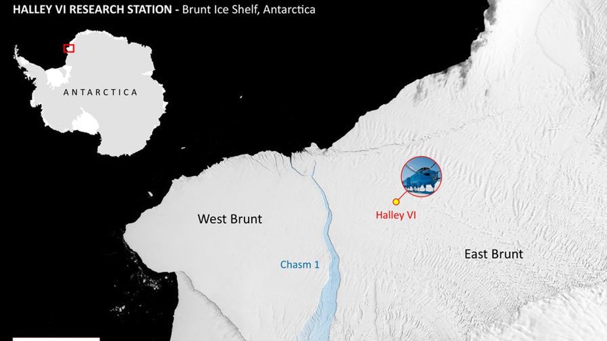 Gunung Es Sebesar London Pecah di Antartika, Dampak Perubahan Iklim?
