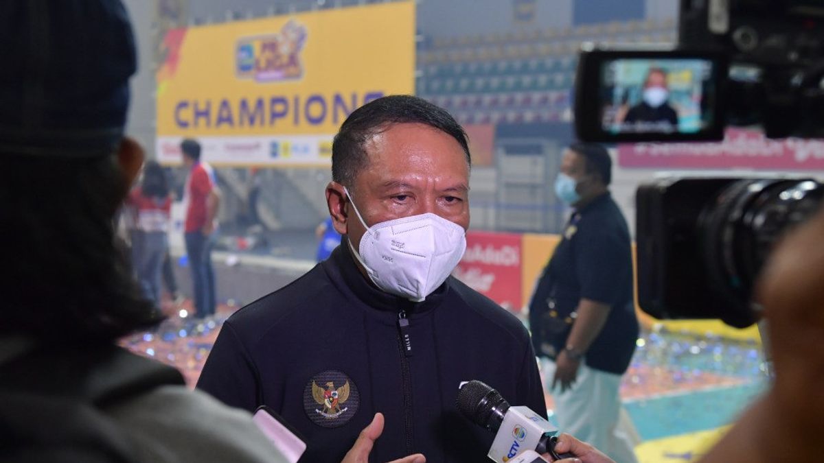 Optimistis Timnas Voli Putra Pertahankan Emas di SEA Games Hanoi, Menpora: Saya Percaya dengan Kualitas Para Pemain