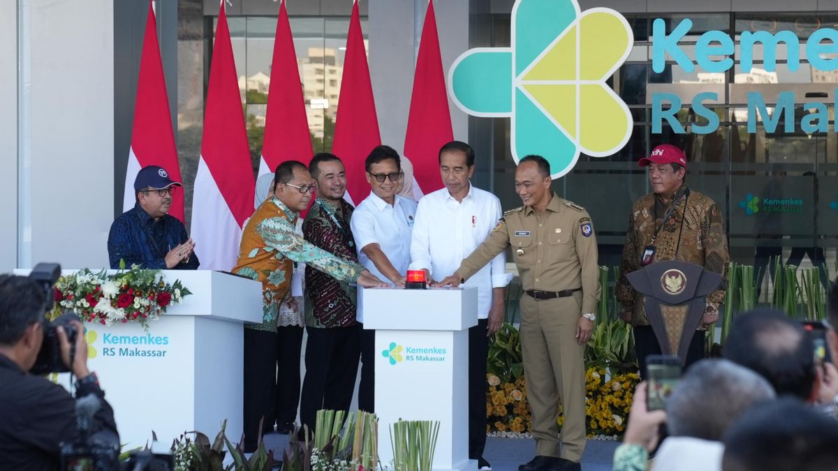 The Makassar Ministry Of Health Hospital Built By PTPP Inaugurated By President Jokowi