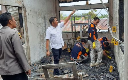 13 Ruangan di SMKN 2 Kota Pariaman Ludes Terbakar, Tim Inafis Selidiki Unsur Kesengajaan