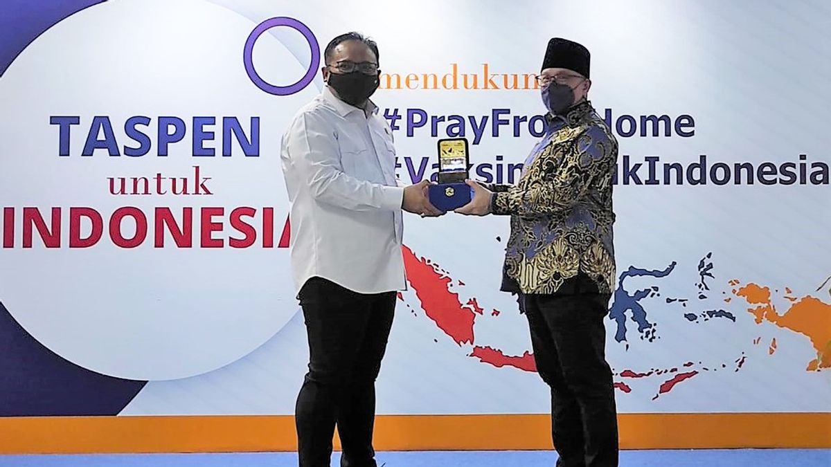 The Form Of Taspen Support In Overcoming The Pandemic: Cooperation With The Ministry Of Religion Holds Free Vaccination