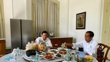 Jokowi Lunch With Prabowo At The Bogor Palace