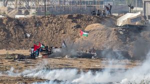 Lima Pemuda Palestina Tewas Akibat Ledakan saat Protes di Perbatasan Gaza