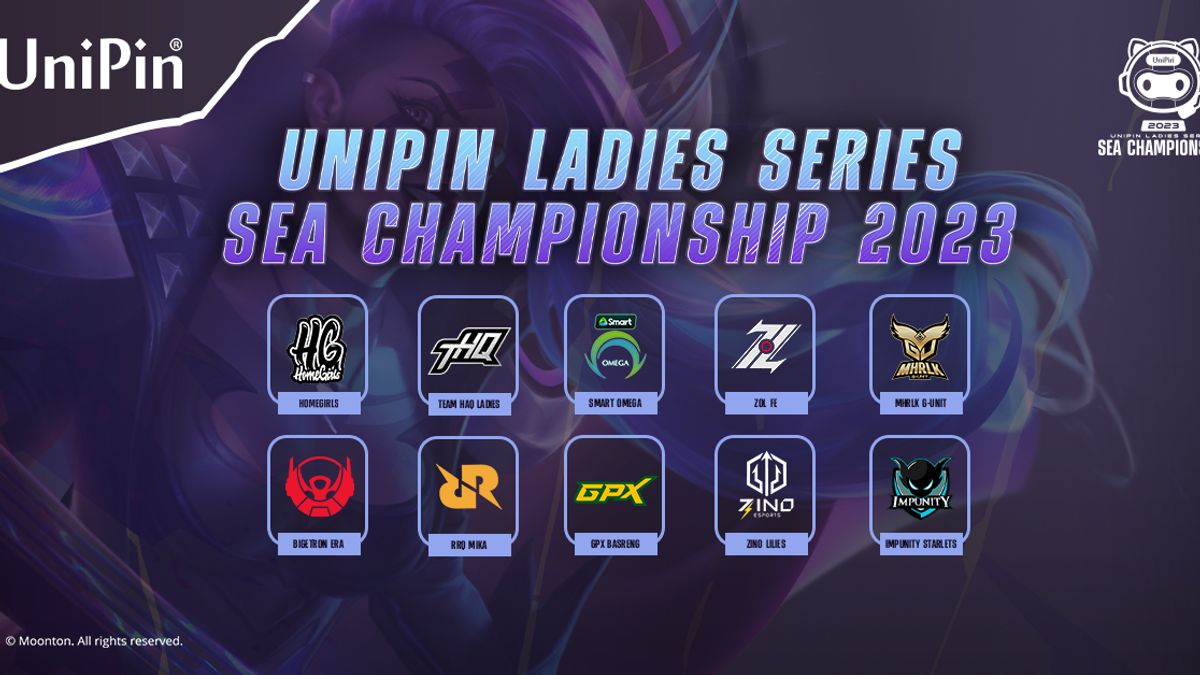 UniPin Ladies Series Southeast Asia Championship To Start On November 27