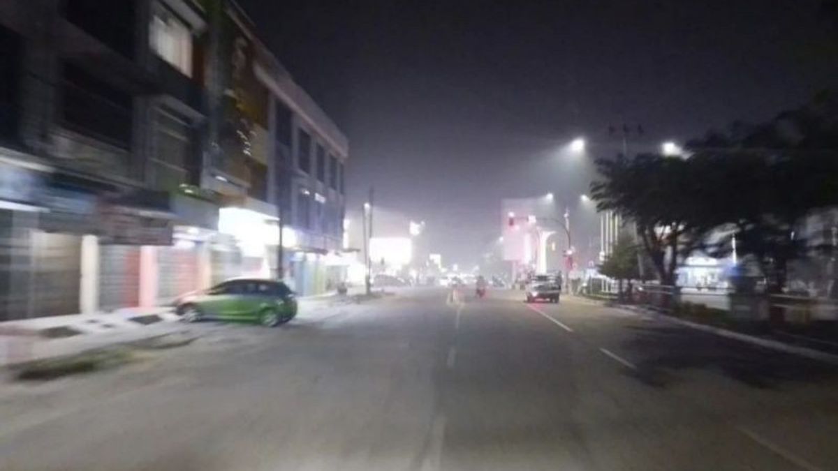 مدينة دوماي تحاصر الضباب الدخاني بسبب حرائق الأراضي