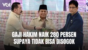 President Prabowo said the reason for the judges' salaries to increase by 280 percent was so that they could not be bribed.