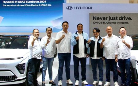 Hyundai Bawa Kona Electric Terbaru dan Ioniq 5 N di GIIAS Surabaya 2024