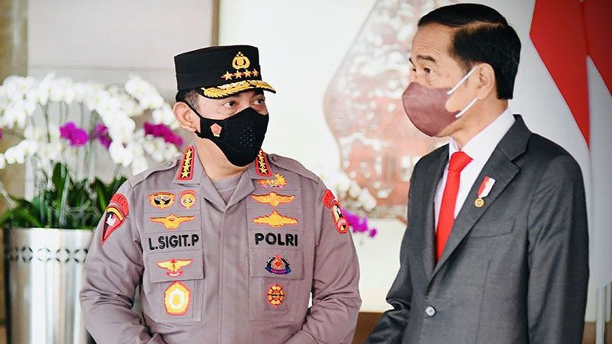 Tomorrow, Jokowi Will Gather The National Police Chief And His Staff At The State Palace