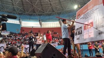 Campagne à Makassar, Kaesang Ajak Masyarakat Pilih Prabowo-Gibran