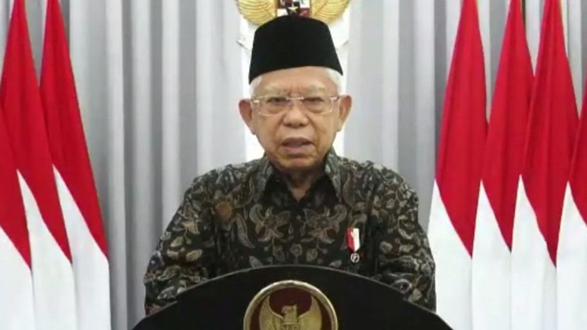 Ma'ruf Amin副大統領:インドネシアは2024年にハラル製品の世界的生産者にならなければならない