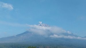 Mount Semeru Eruption Again With A Eruption Height Of 600 Meters