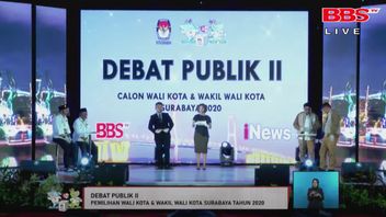 Surabaya Pilkada Debate：Eri-ArmudjiはすべてのSurabaya居住者に無料のBPJSを約束します