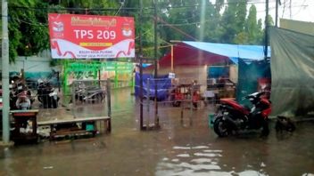 KPU: TPS Kebanjiran Hingga Pukul 1 Siang Bisa Ajukan Pemilu Susulan
