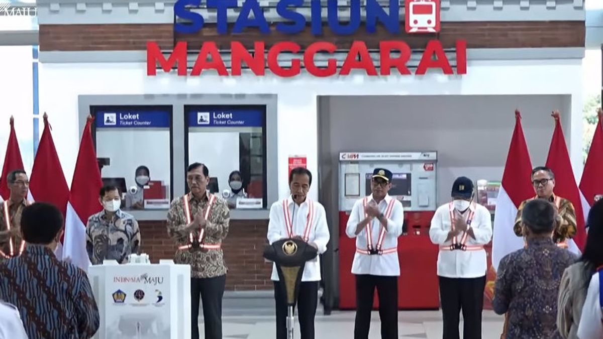 Inauguration Of Phase I Manggarai Station Evidence Of The Government's Seriousness In Building Railway Infrastructure
