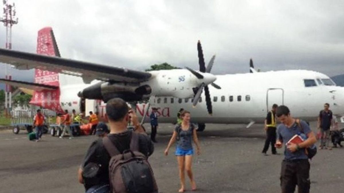 2 Bandara di Pulau Flores Terdampak Erupsi Gunung Lewotobi Laki-Laki Kembali Beroperasi