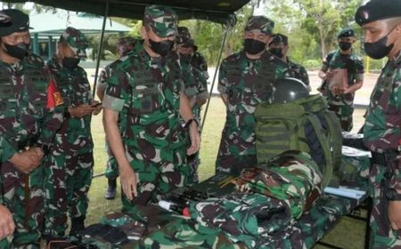 Asops Panglima TNI Cek Kesiapan Satgas Yonif 136/TS Papua Barat