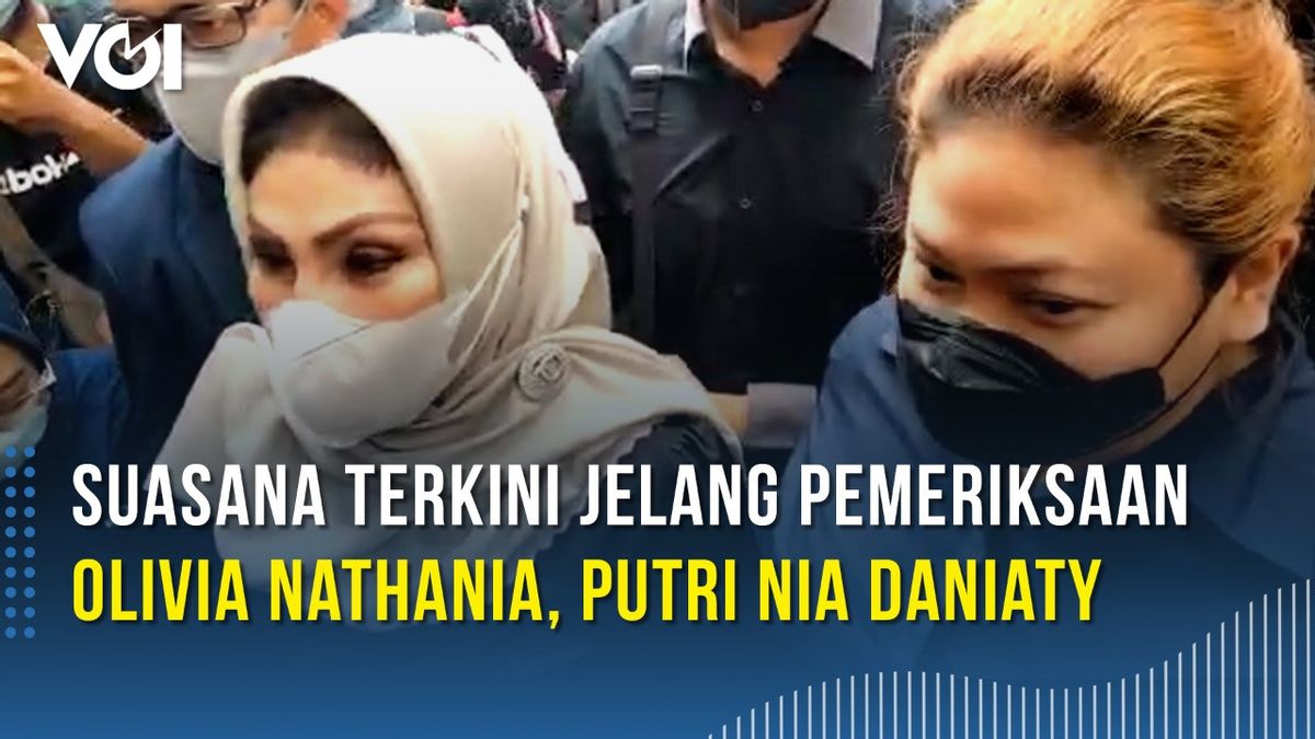 VIDEO Suasana Terkini Jelang Pemeriksaan Olivia Nathania, Putri Nia Daniaty