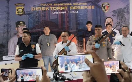 Polda Sumsel Ungkap Motif ASN di Palembang Simpan 4 Senpi Ilegal dan 327 Peluru Tajam