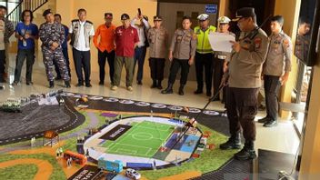 战术楼层游戏,警察在H-5 Porprov Bangka Belitung上制定安全计划
