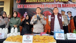 Bandung Police Seize 1.9 Million Hard Drugs