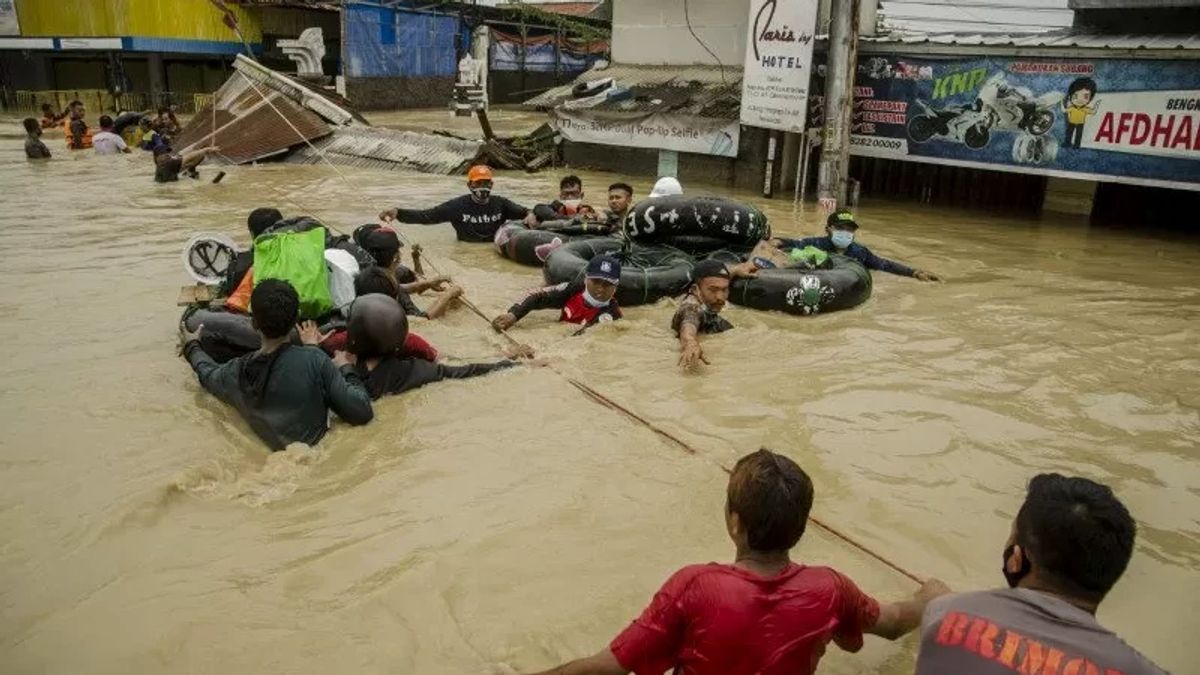 Brimob Polda Sumsel Bentuk Tim Atasi Banjir-Gempa di Palembang, Kordinasi Penanganan dengan BPBD