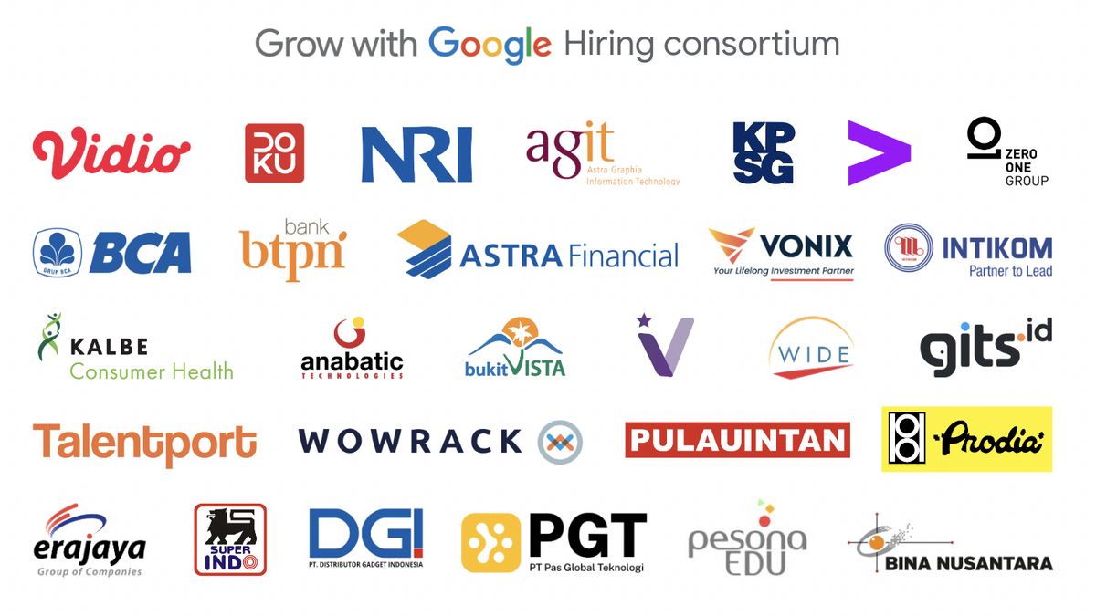Sudah 81 Perusahaan Bergabung Bersama <i>Grow with Google</i> sebagai Mitra Perekrutan