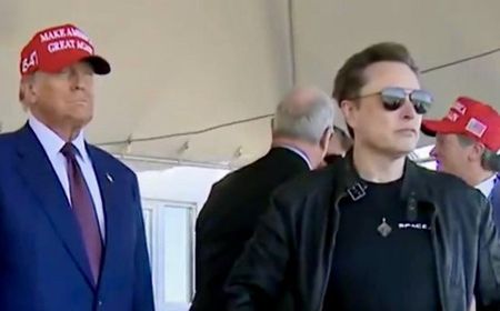 Trump dan Musk Saksikan Peluncuran Starship SpaceX, Sayang Booster Gagal Mendarat