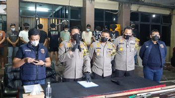 La Police Arrête 17 Suspects Dans Une Bagarre Au Marché Manggis Setiabudi, 4 Personnes Deviennent Des Fugitifs