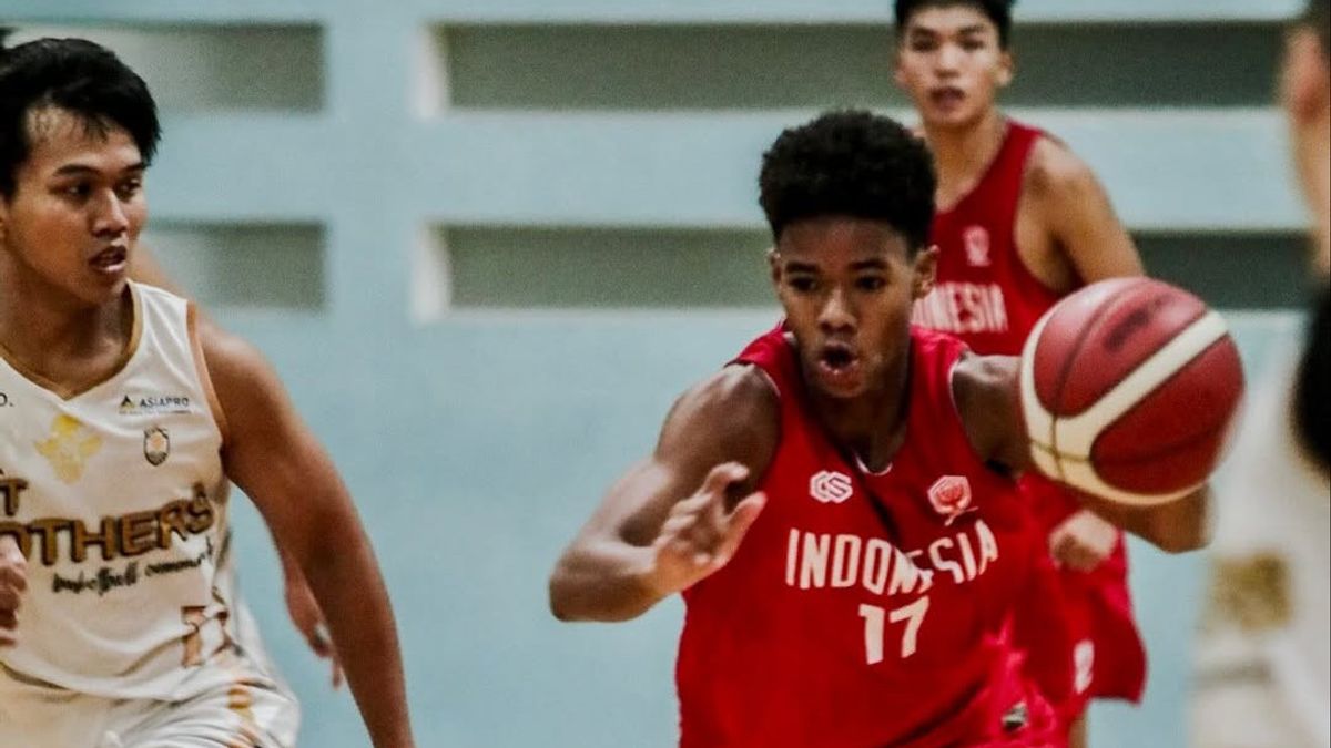 ar sur la liste des 16 joueurs de l’équipe nationale indonésienne de basket-ball pour la Coupe d’Asie FIBA U-16 2025