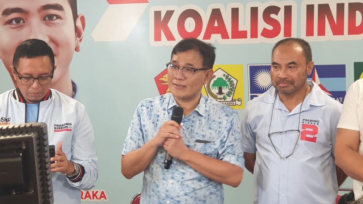 L’éligibilité de Prabowo près de 50% de la version de l’enquête LSN, TKN Prabowo: Comme un couteau à double vue, je ne veux pas se détendre
