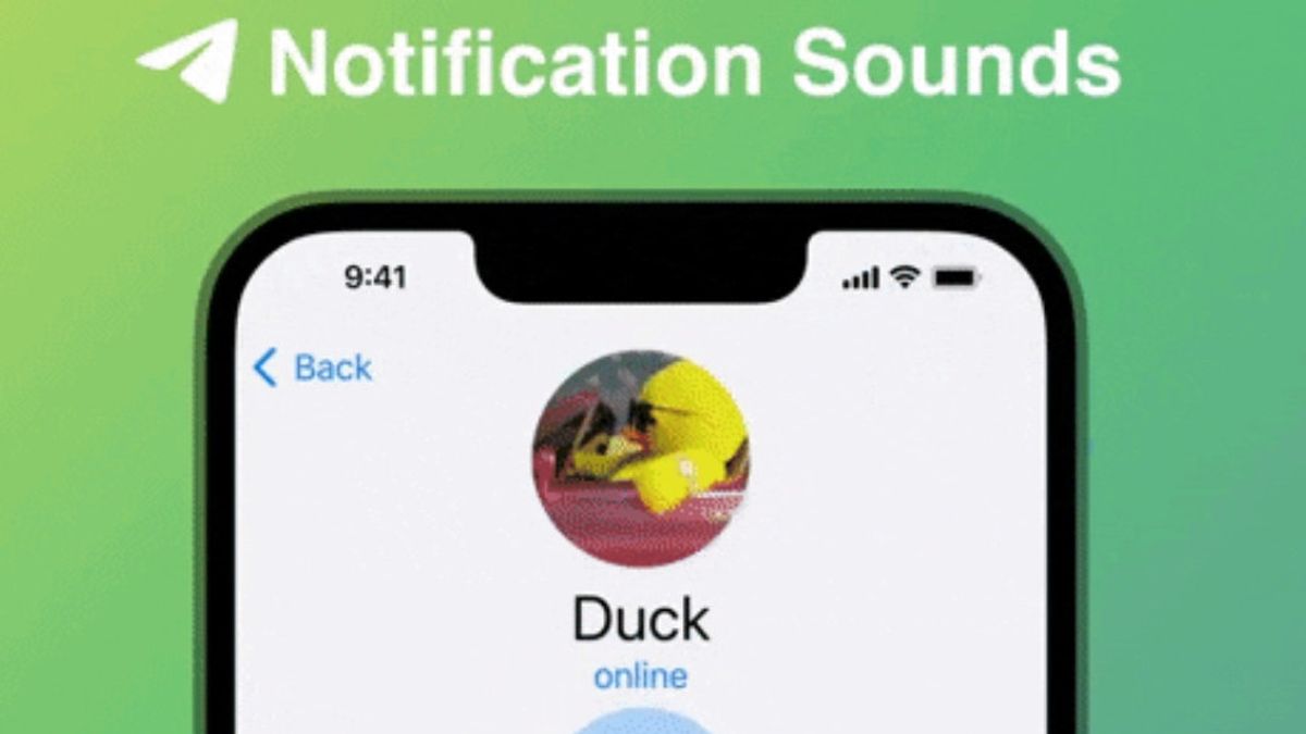 Telegram Update Line, User Can Set Sound For Custom Notification